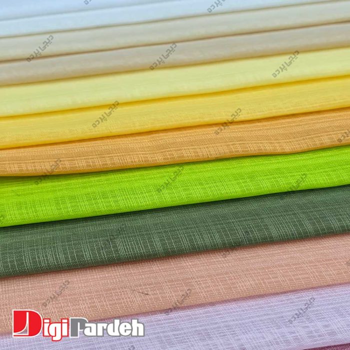 پارچه پرده‌ای حریر بافت‌دار دیجی پرده