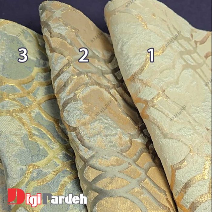 خرید اینترنتی پارچه پرده ای طرح دار ساتن ترک از دیجی پرده