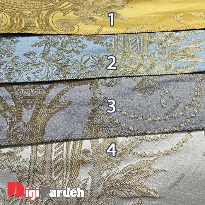 خرید اینترنتی پارچه پرده ای طرح دار ساتن از دیجی پرده