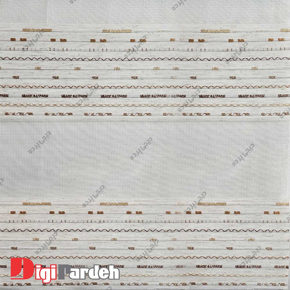 خرید اینترنتی پرده زبرا نسکافه ای - قهوه ای برای آشپزخانه، اتاق خواب،پذیرایی از دیجی پرده